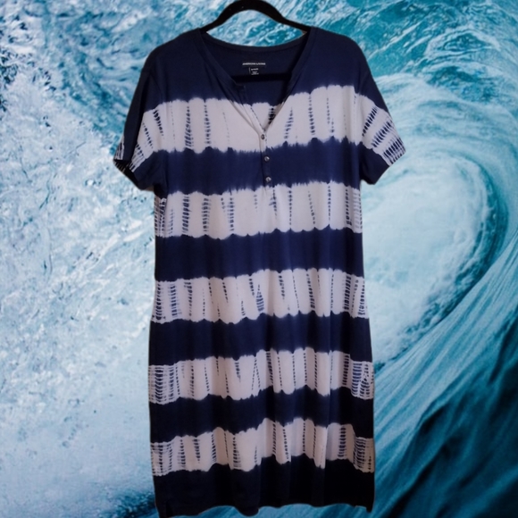 American Living Dresses & Skirts - American Living Blue and White Tie Dye Dress